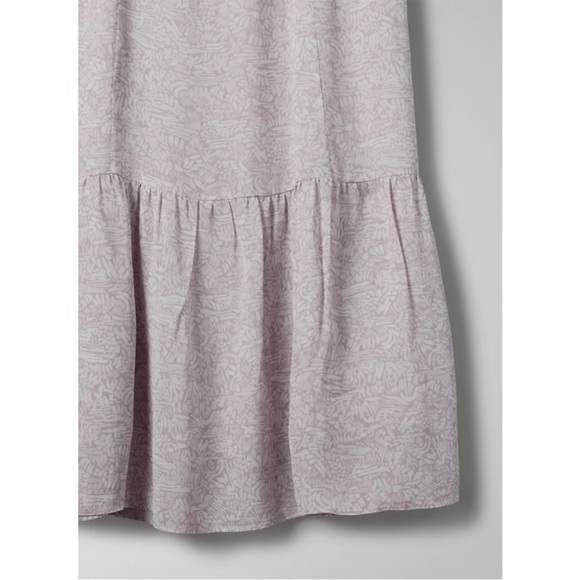 WILFRED Broadway Dress Ruffle Midi Lilac Purple Birch size 8 Aritzia - Picture 11 of 12
